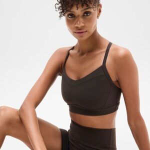Athleta Vital Sports Bra D-DD Truffle Medium
